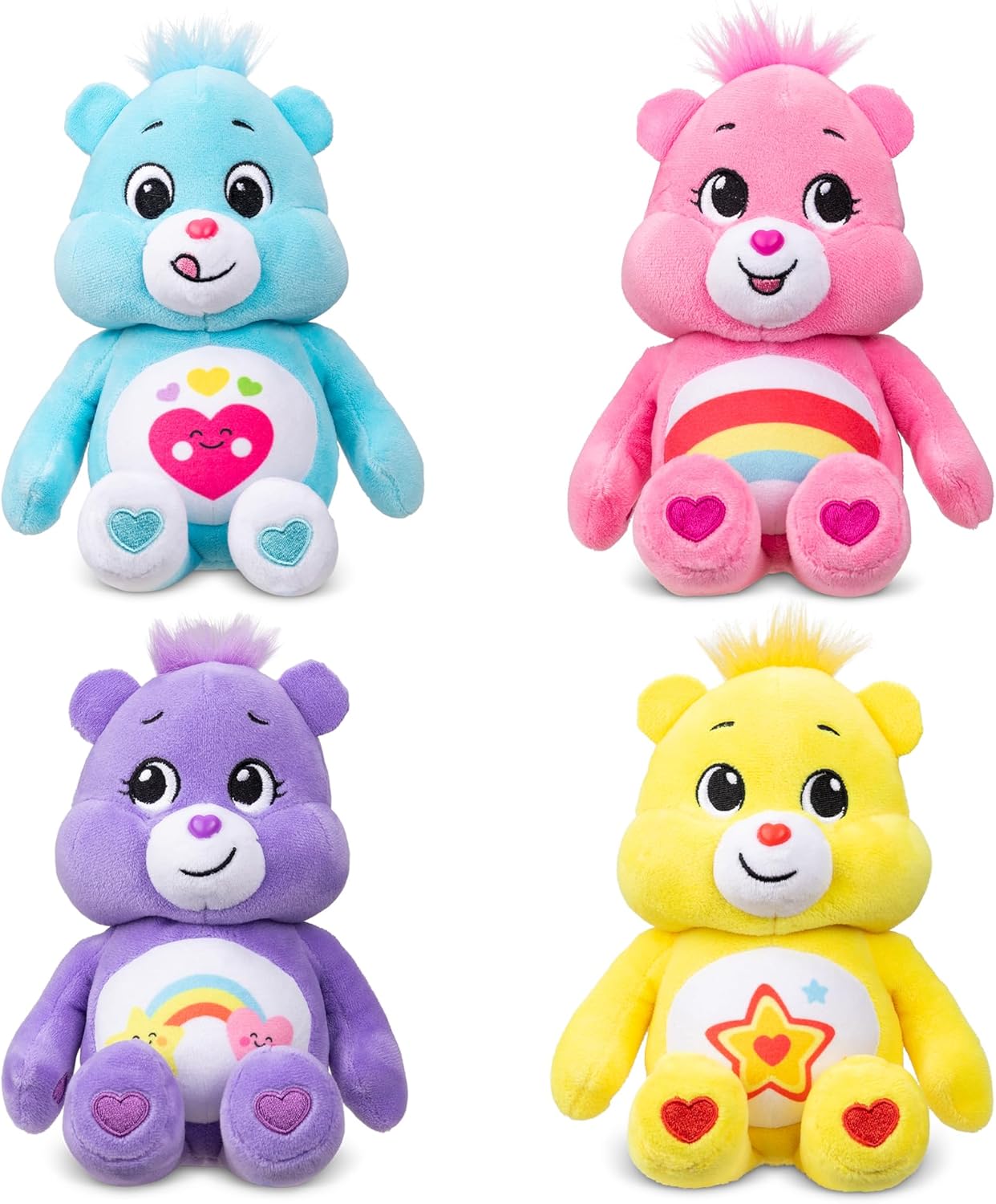 Care Bears Basic Fun Treasure Box - Set 4 Peluche - immagine 2