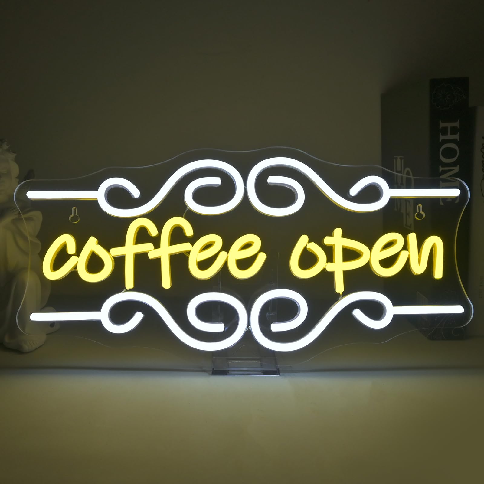 Insegna LED al neon a forma di bar, bar, caffè, insegna al neon con ...