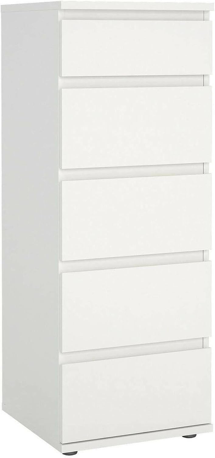 Dmora Cassettiera Cezanne Settimino Multiuso, Bianco - immagine 3