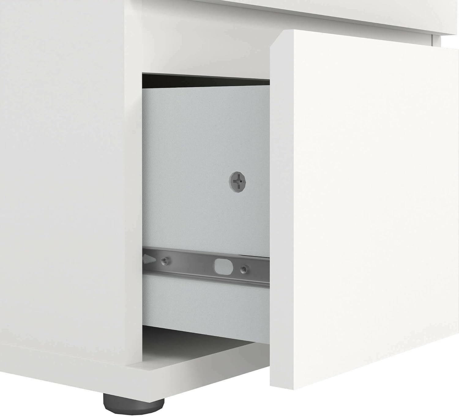 Dmora Cassettiera Cezanne Settimino Multiuso, Bianco - immagine 7