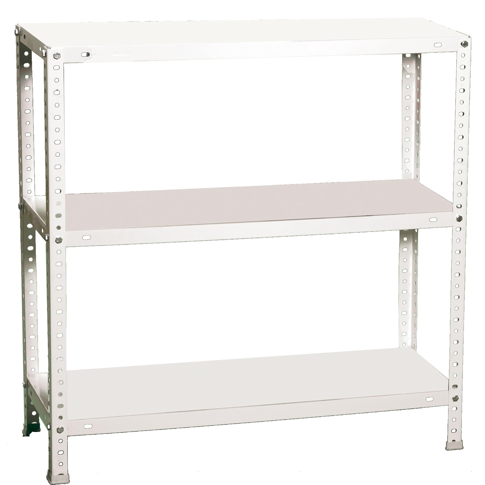 Simon Rack Scaffale Metallo Garage 3 Ripiani, Bianco