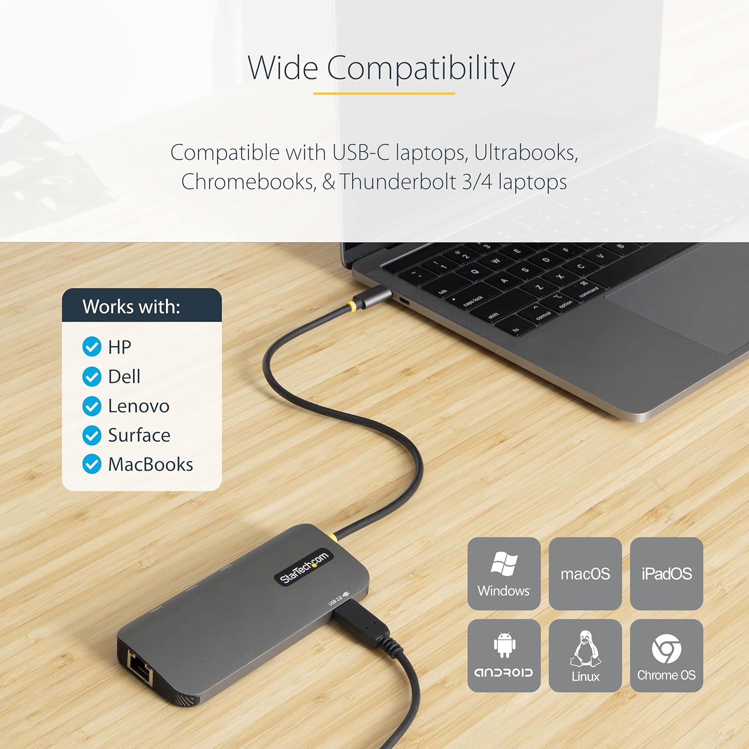 Startech.com Adattatore USB C Multiporta con HDMI 4K 60Hz - immagine 7