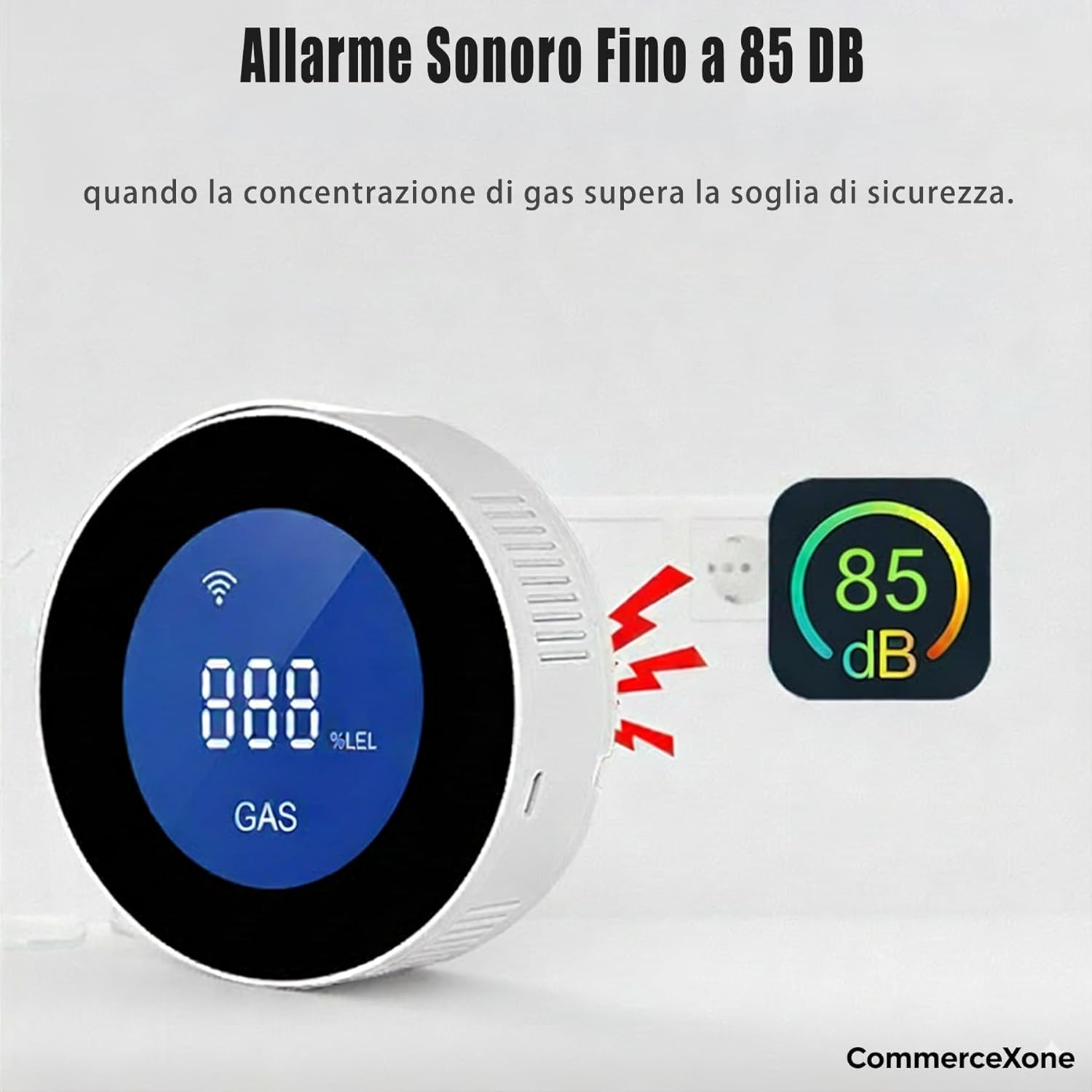 Rilevatore di Gas WiFi con Display LCD - immagine 7