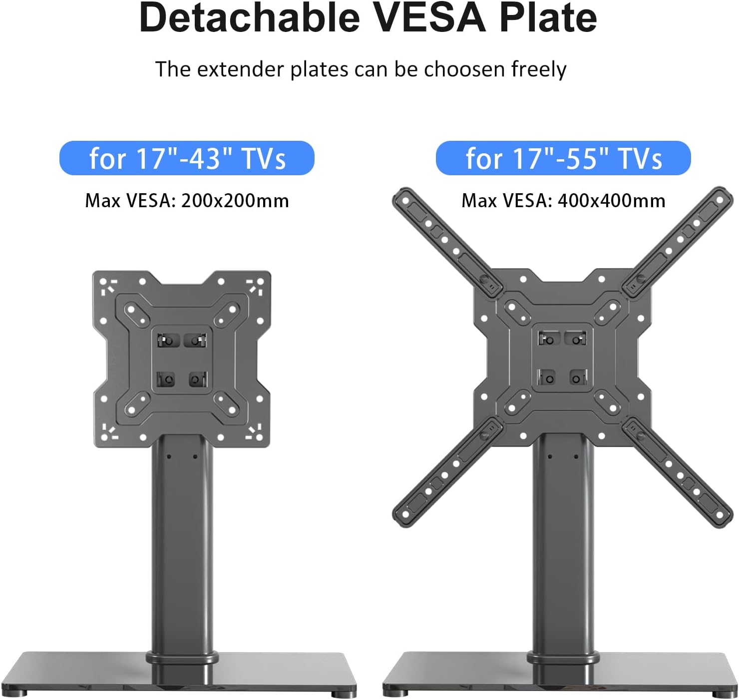 Supporto TV Universale da Tavolo 23-55 pollici - immagine 5