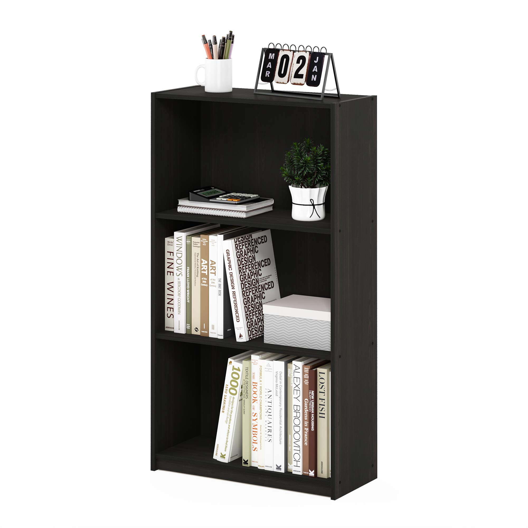 Furinno Basic Librerie, Espresso, 3