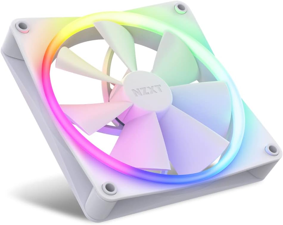 Nzxt F140 RGB Fans - Ventola 140mm Bianca - immagine 3