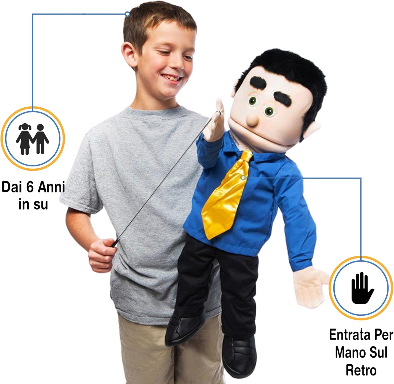 25 George Full Body Puppet by Silly Puppets - immagine 2