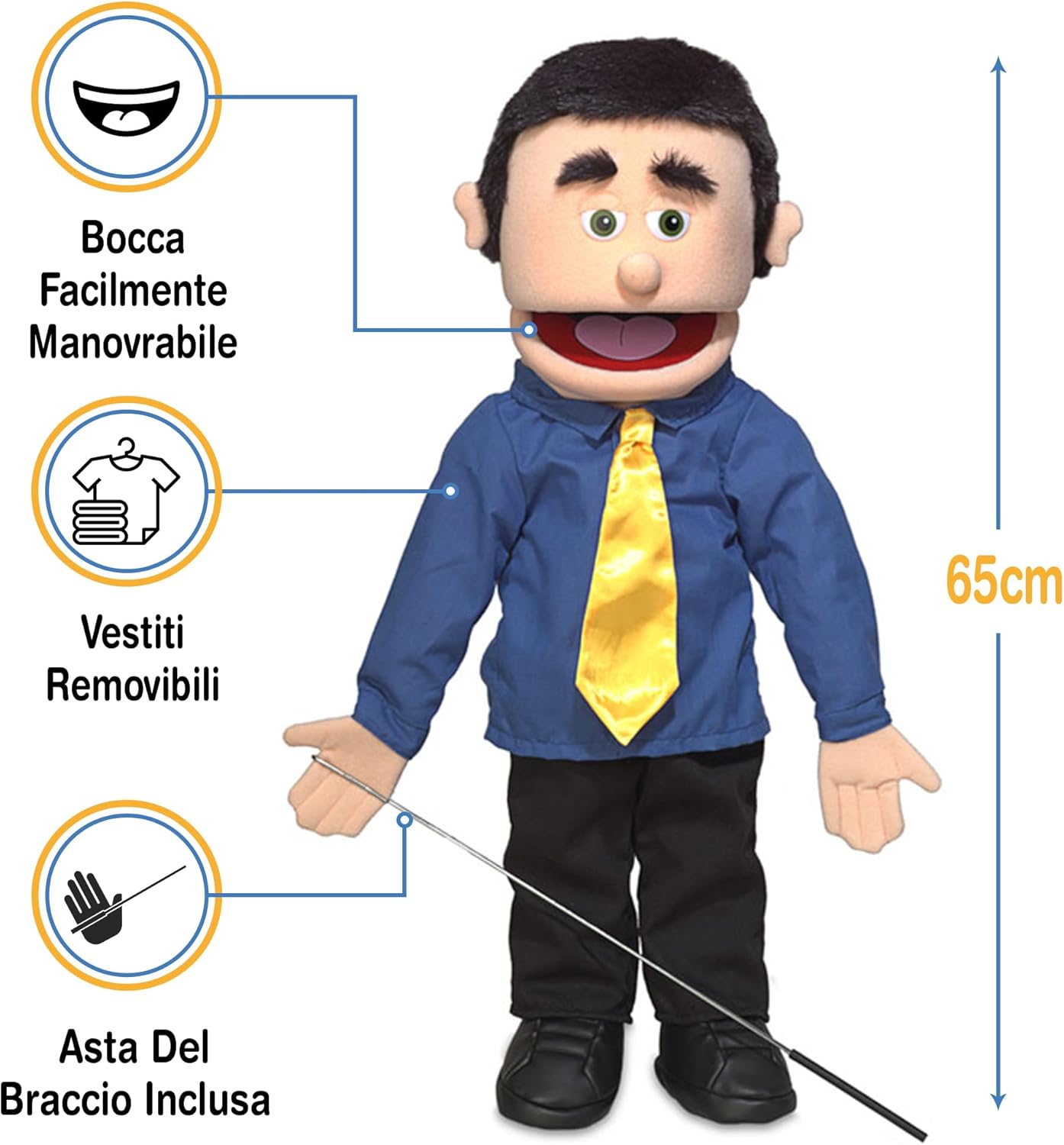 25 George Full Body Puppet by Silly Puppets - immagine 3