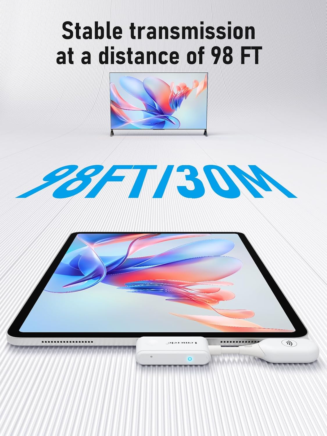 Lemorele HDMI Wireless 98FT/30M con Trasmettitore e Ricevitore - immagine 4