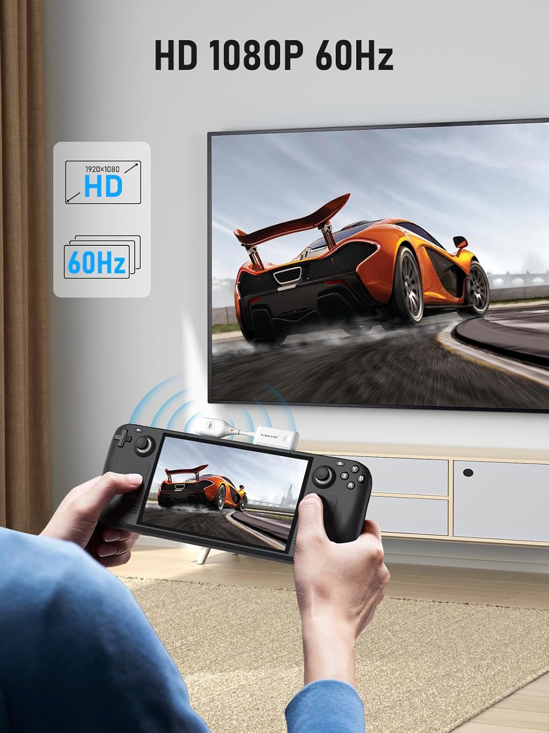 Lemorele HDMI Wireless 98FT/30M con Trasmettitore e Ricevitore - immagine 5