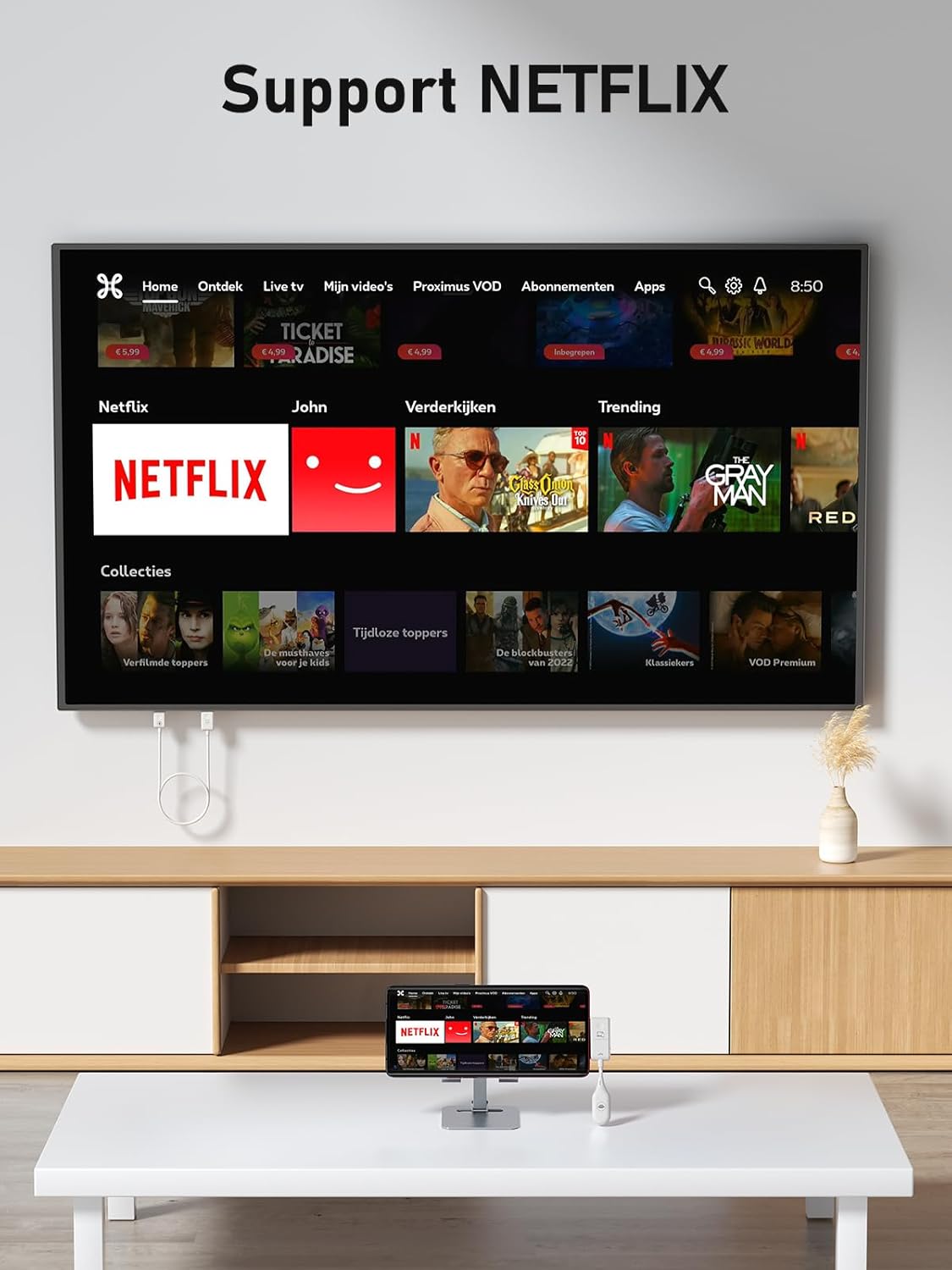 Lemorele HDMI Wireless 98FT/30M con Trasmettitore e Ricevitore - immagine 6