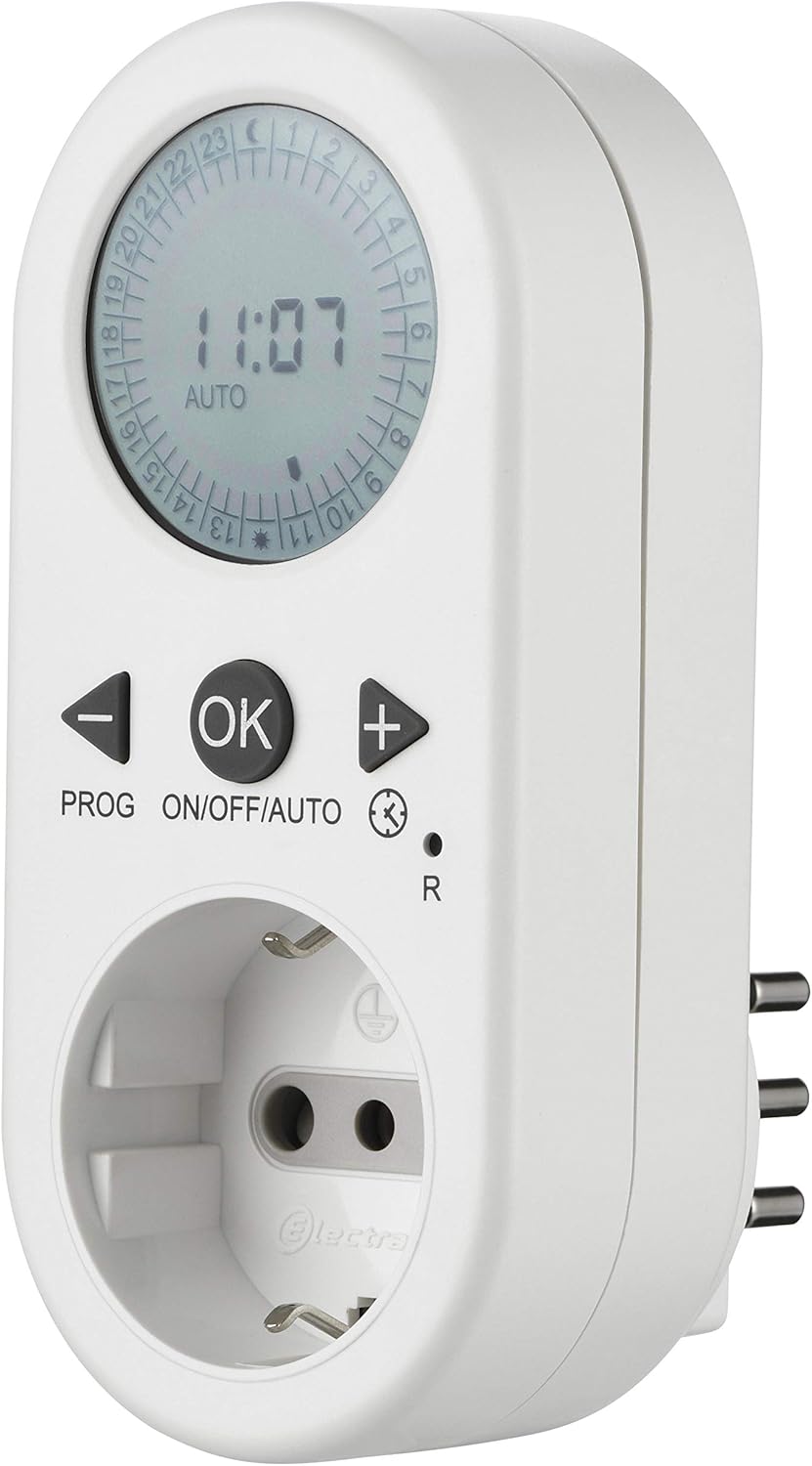 Electraline 58116 Timer Programmatore Digitale Giornaliero - immagine 1