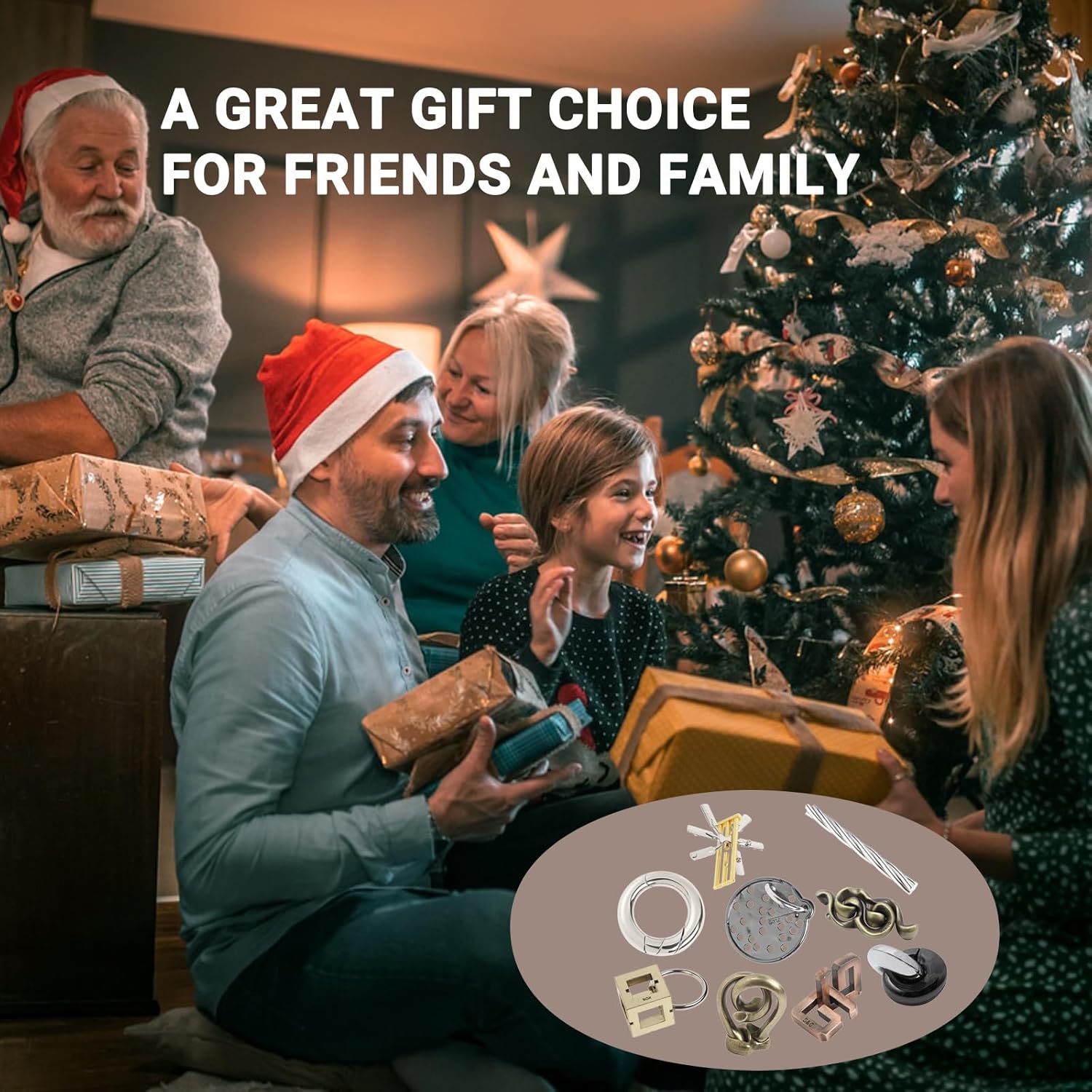 Joyeee 15 Pezzi Rompicapo Puzzle in Filo Metallico - immagine 7