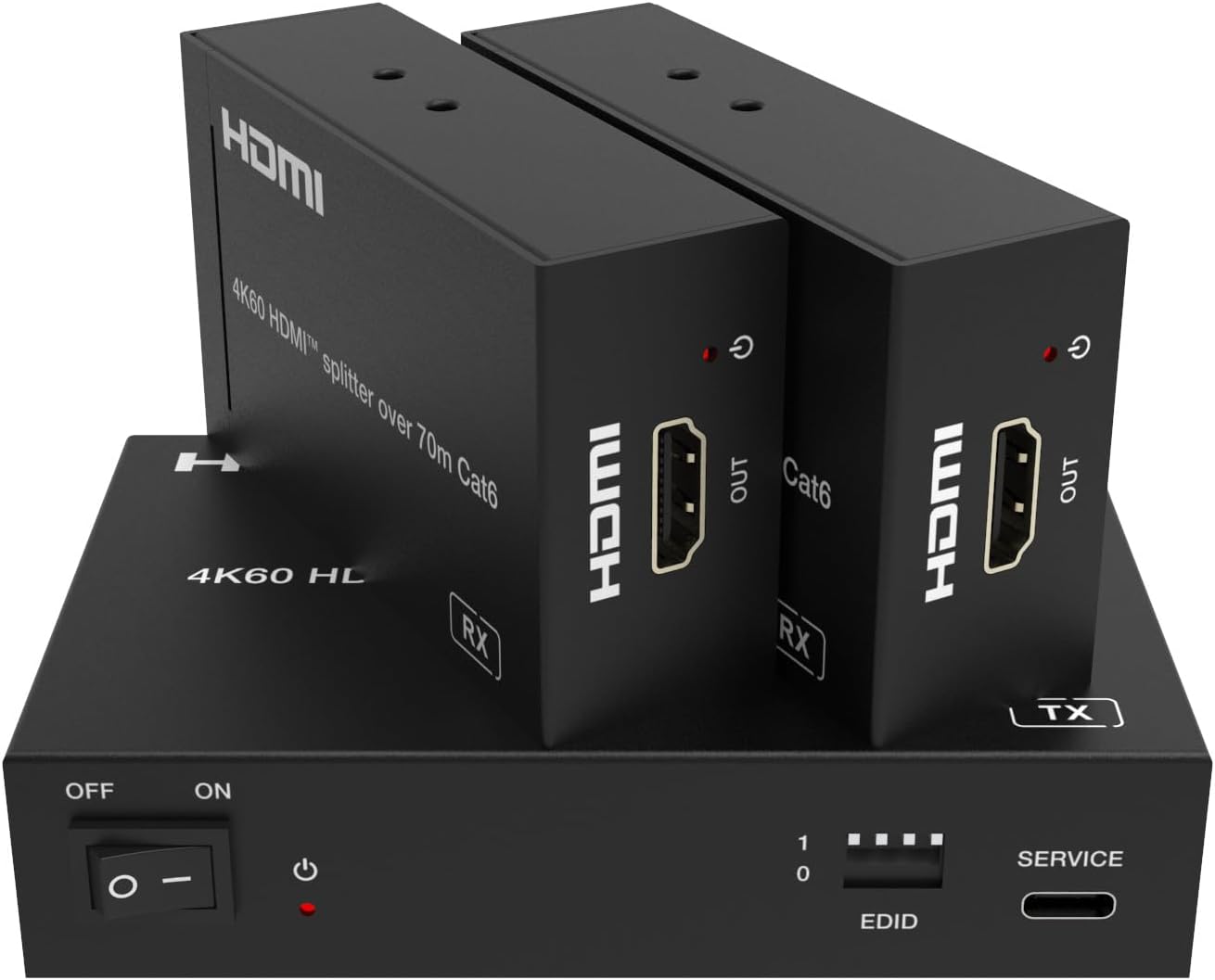 Feintech SX230 HDMI 2.0 Splitter 1 in 2 Out - immagine 1