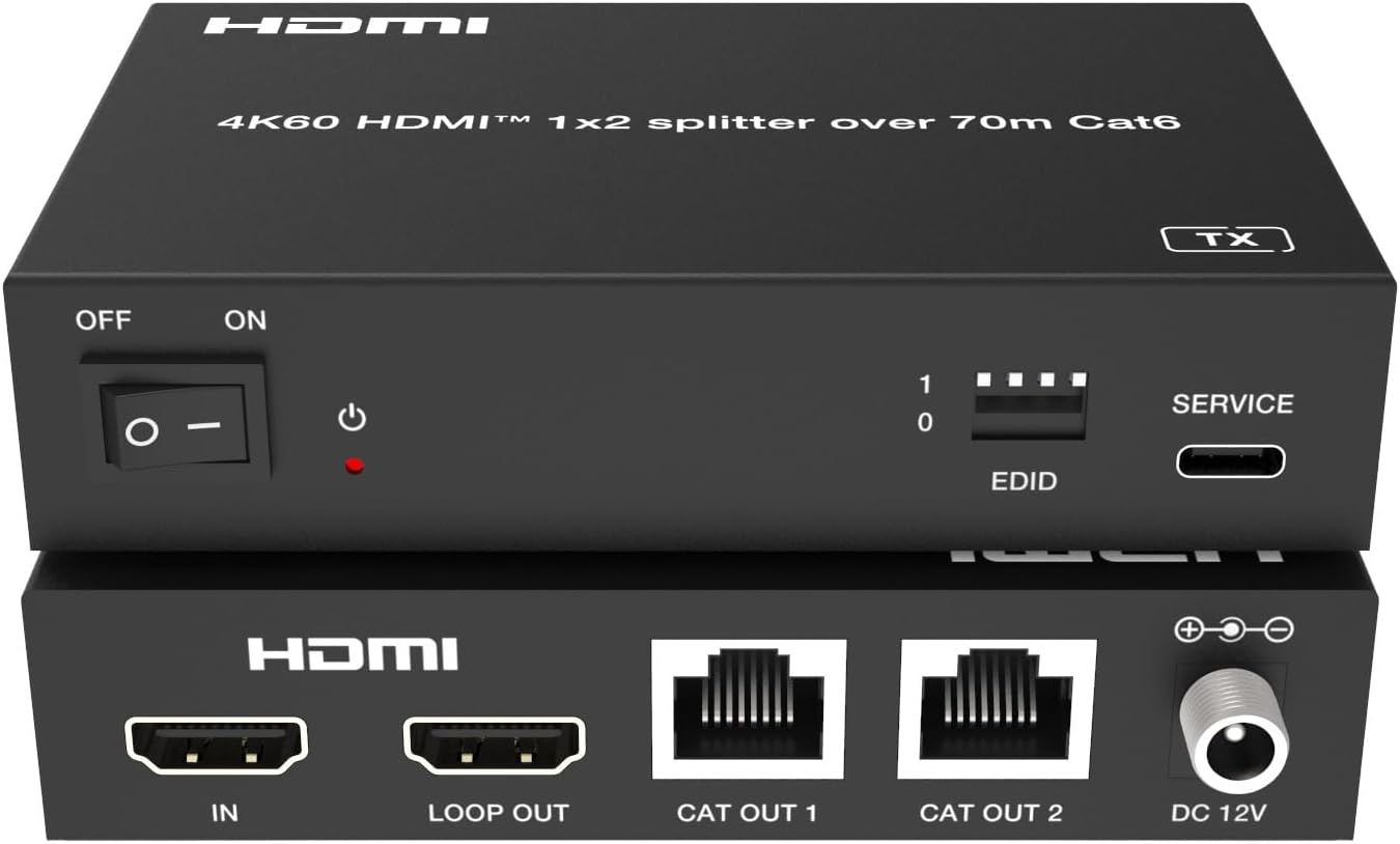 Feintech SX230 HDMI 2.0 Splitter 1 in 2 Out - immagine 4