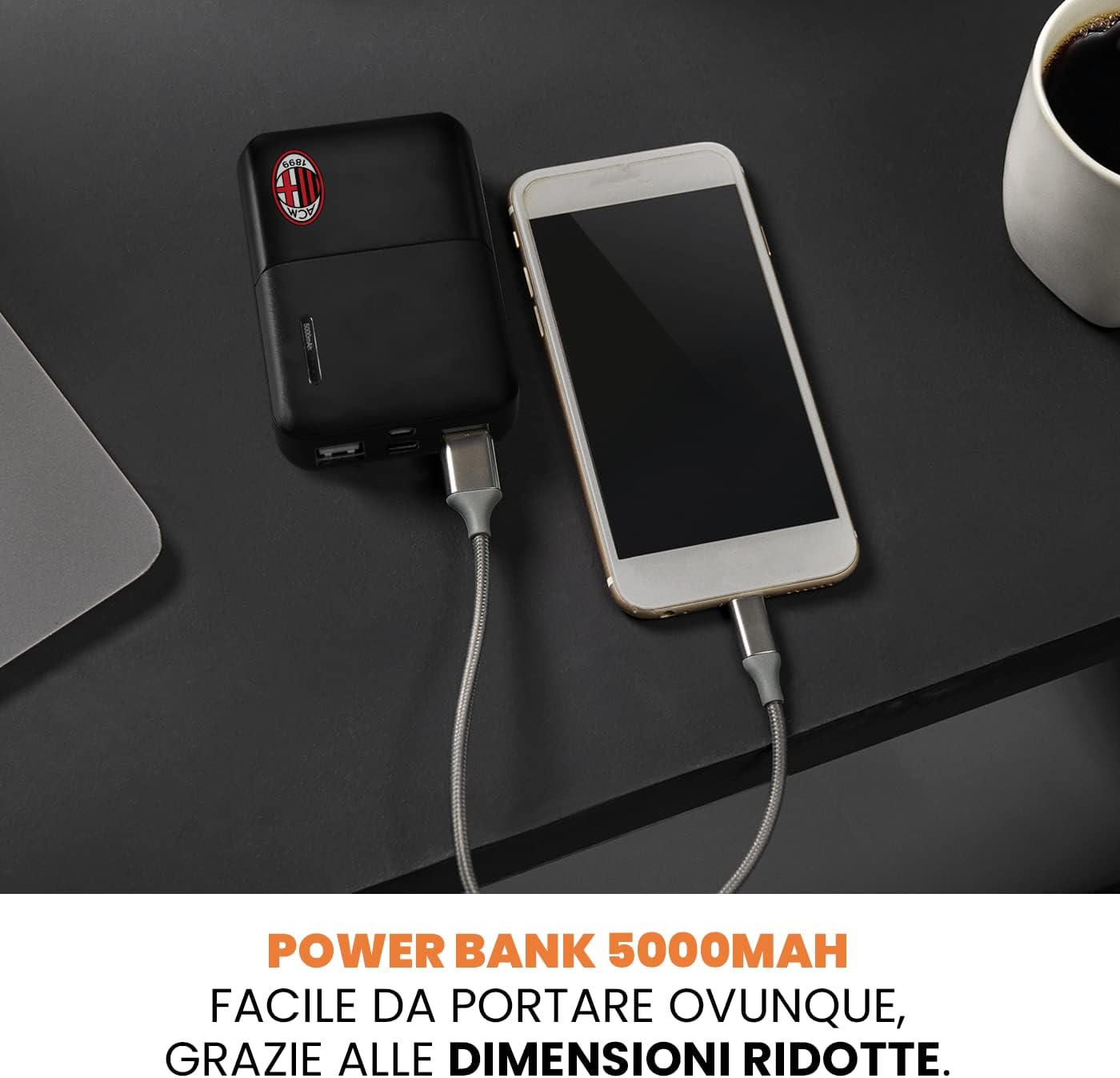 Milan Power Bank 5000mAh Sottile e Compatto - immagine 6