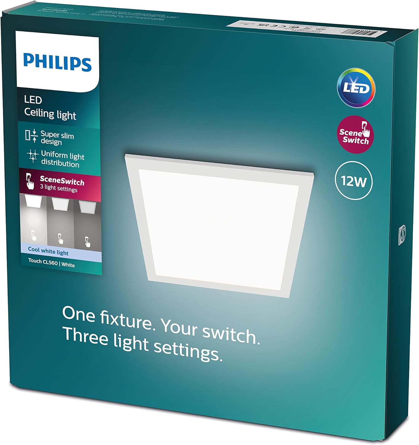 Philips Lighting Pannello LED SceneSwitch Regolabile 12W - immagine 2