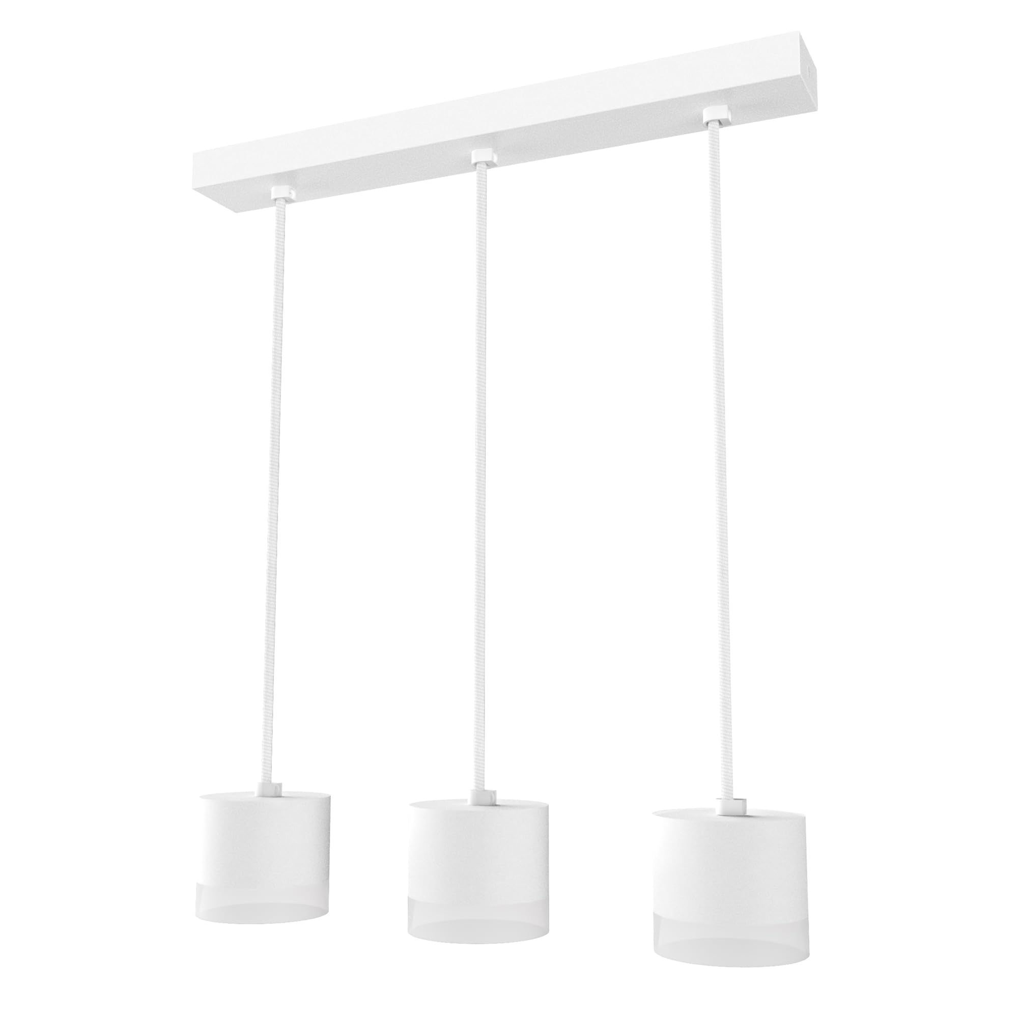 Ssc-luxon VORA Lampadario a Sospensione 3 Luci, Bianco