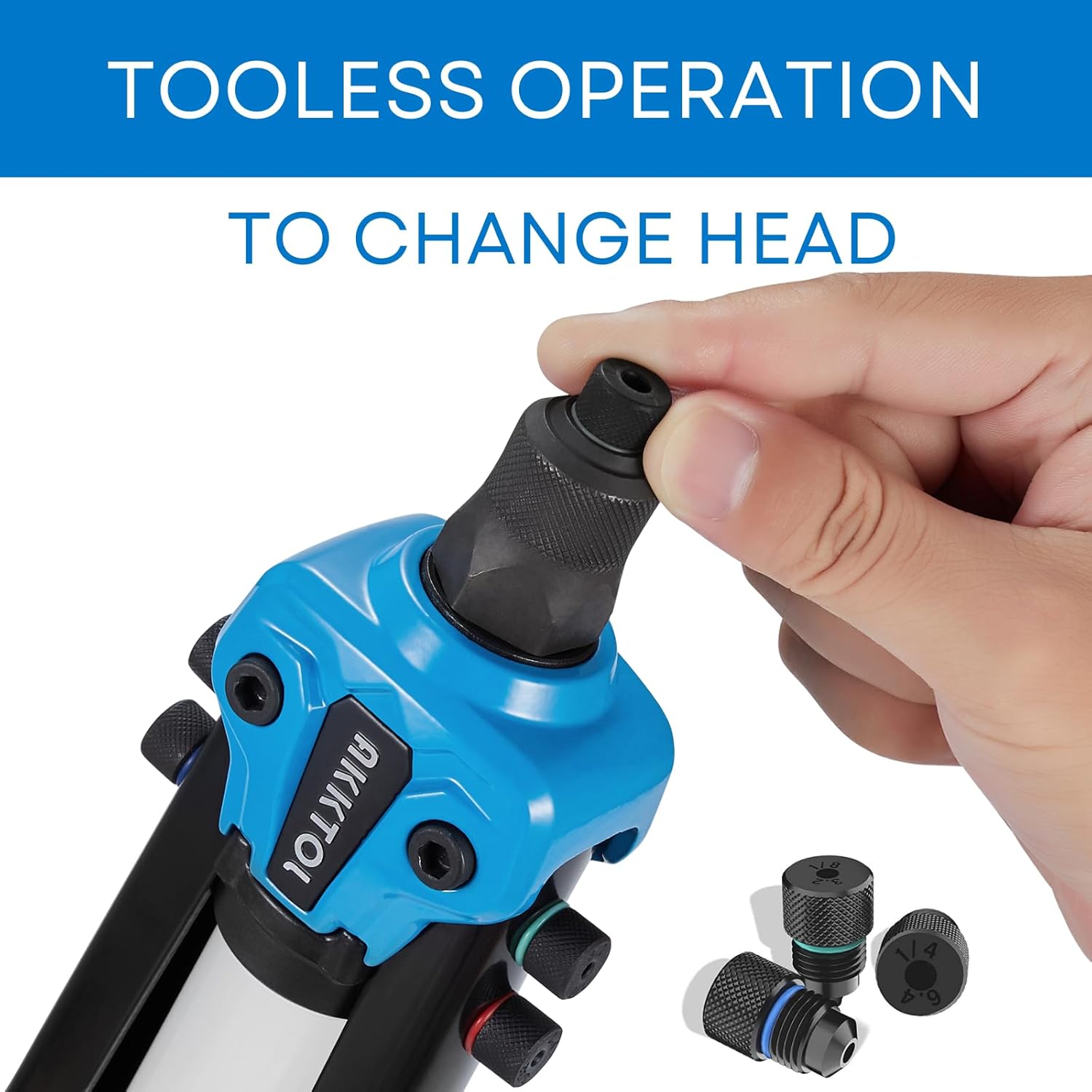 AKKTOL Set di Pinze per Rivetti con 210 Rivetti - immagine 4