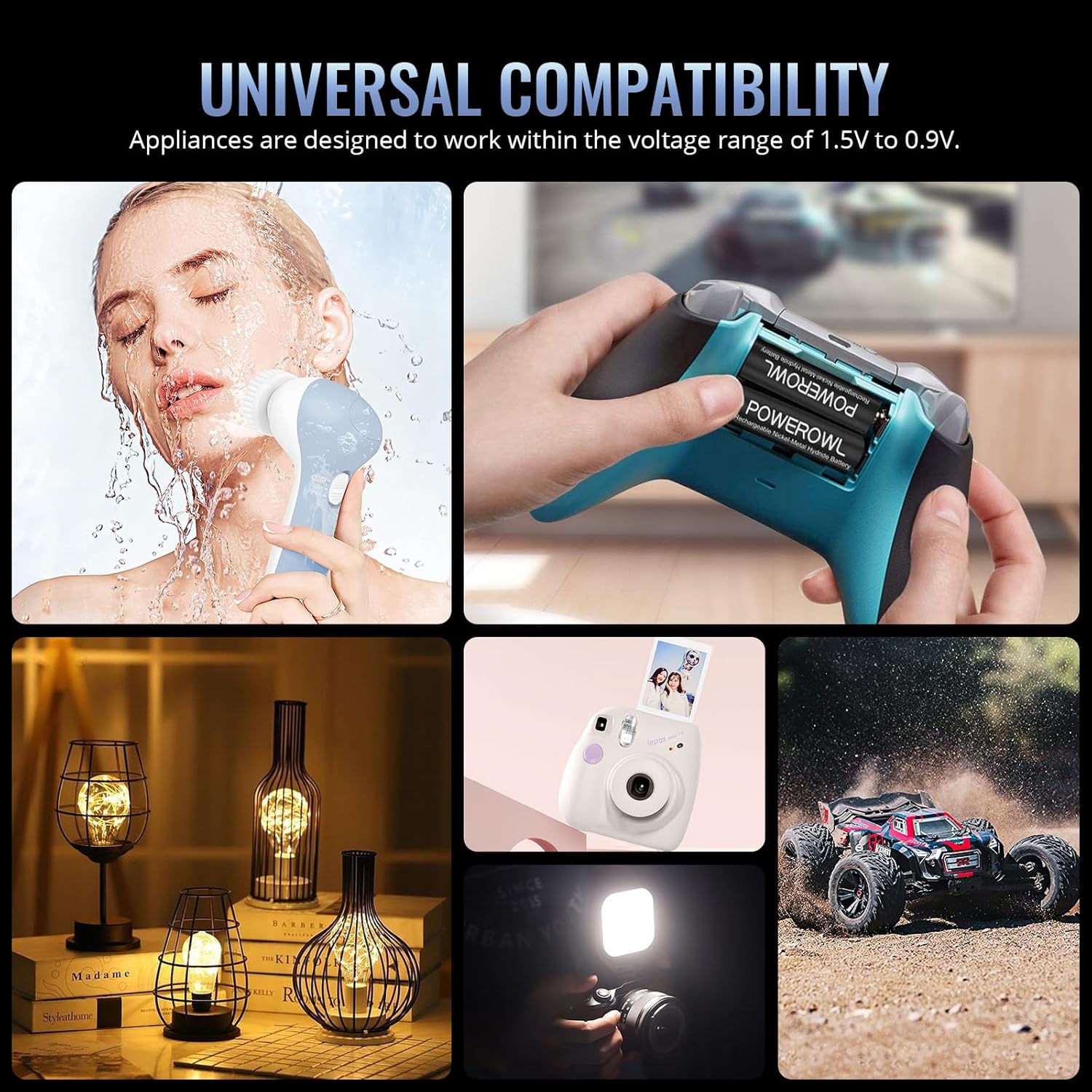 Powerowl Batterie Ricaricabili AA 2800 mAh (8 Pcs) - immagine 3