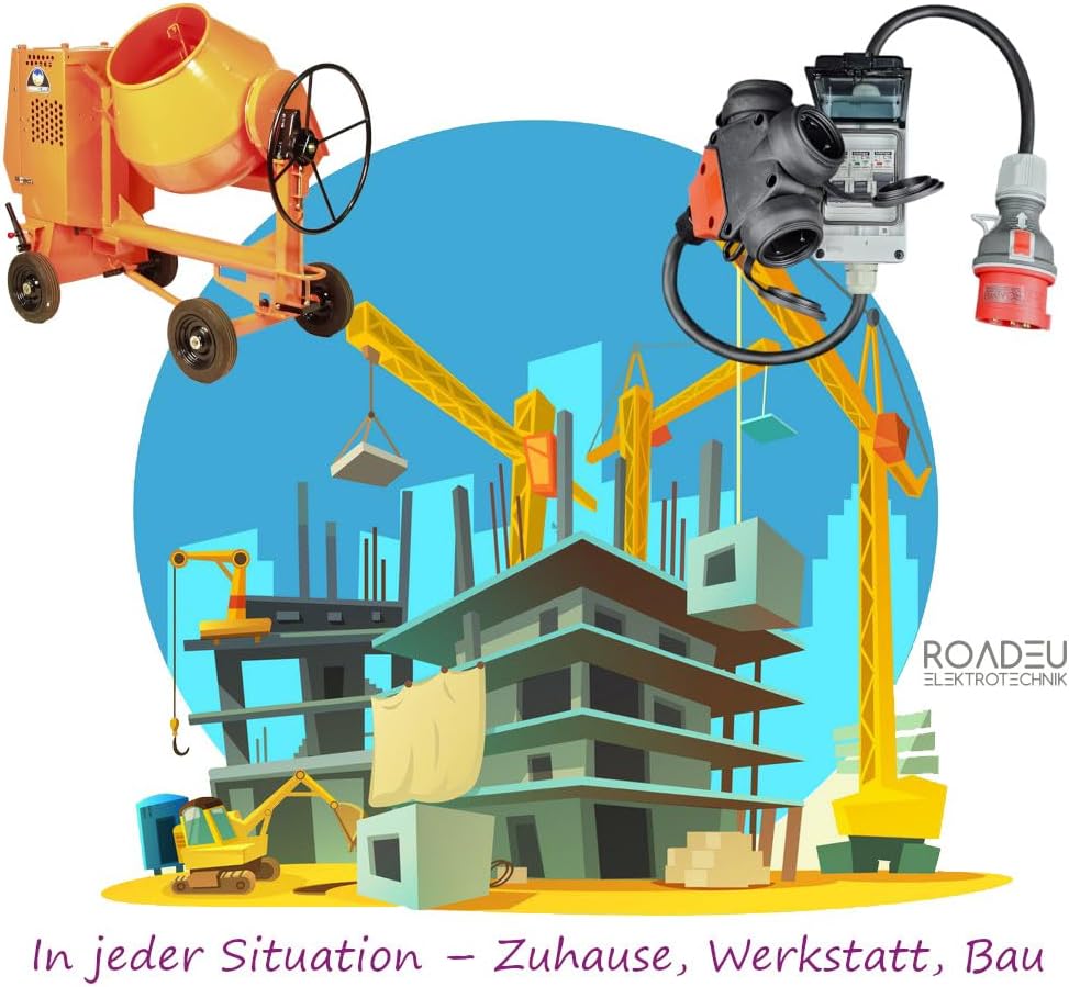 Roadeu Adattatore Alta Corrente con Interruttori 16A - immagine 5