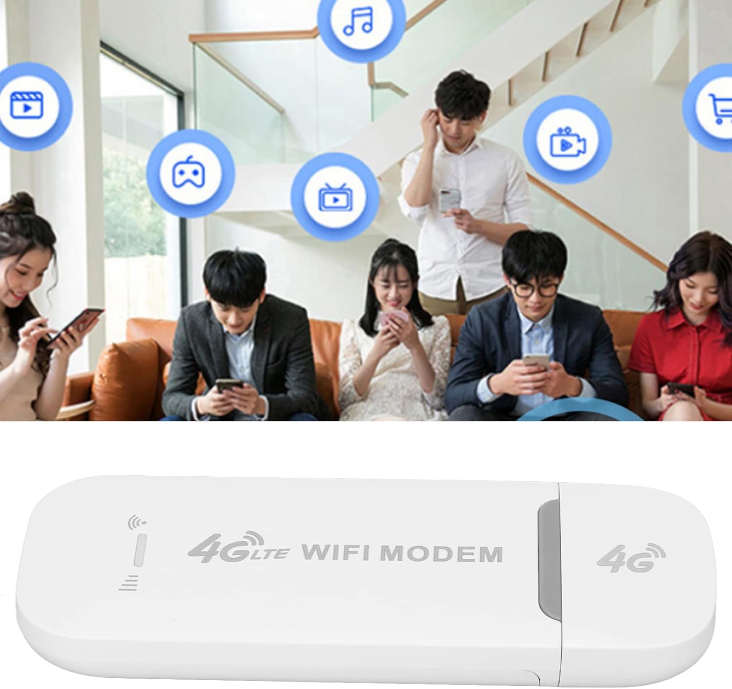 Adattatore WiFi Wireless USB 150 Mbps 4G LTE - immagine 5