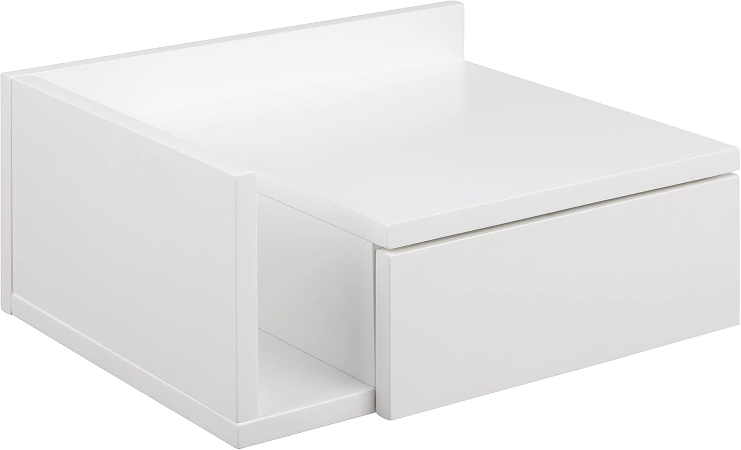 Ac Design Furniture Fia - Comodino con Cassetto, Bianco - immagine 1