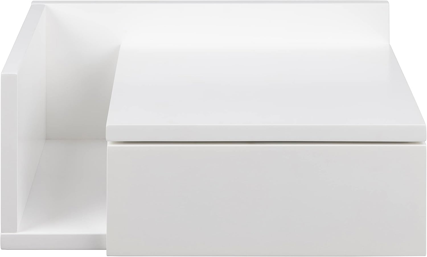 Ac Design Furniture Fia - Comodino con Cassetto, Bianco - immagine 3