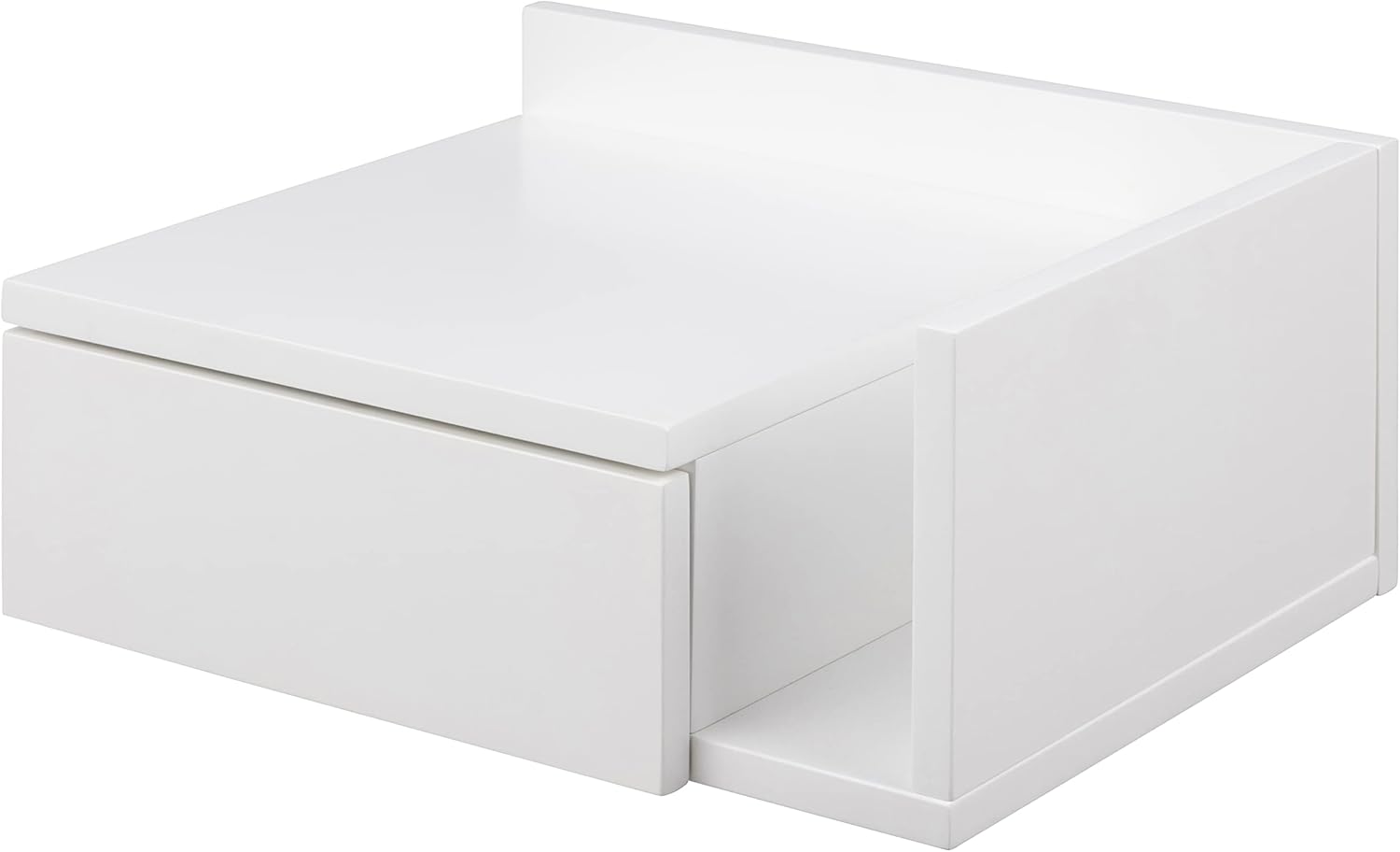 Ac Design Furniture Fia - Comodino con Cassetto, Bianco - immagine 4