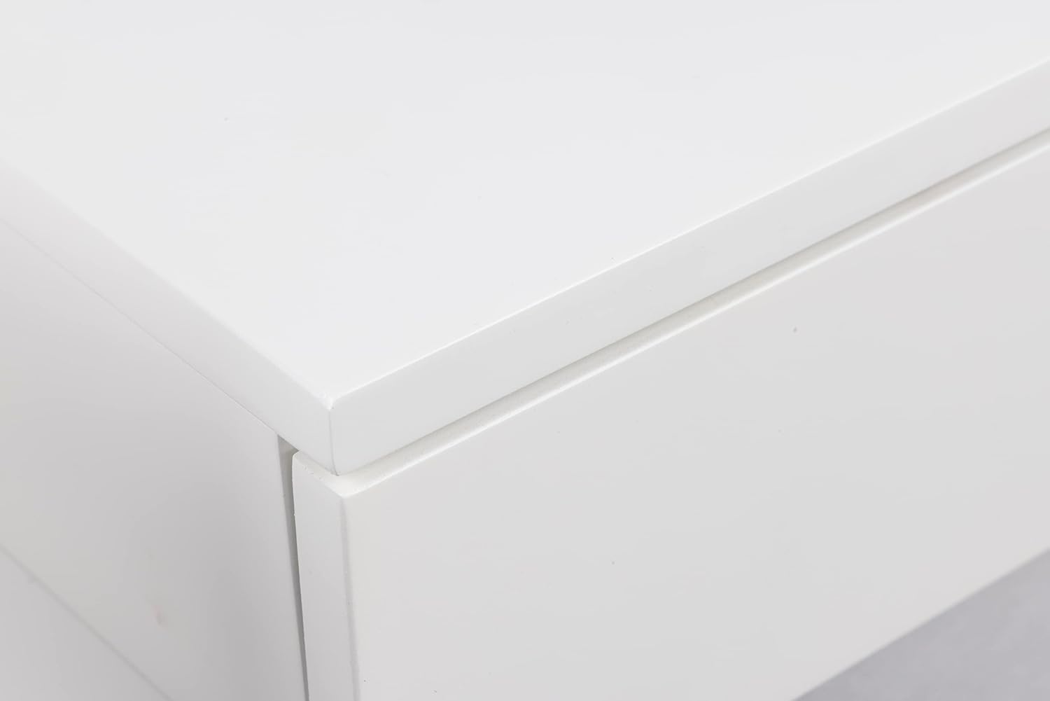 Ac Design Furniture Fia - Comodino con Cassetto, Bianco - immagine 7