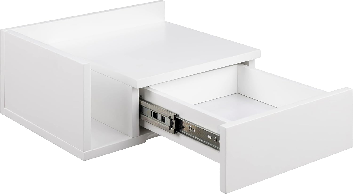 Ac Design Furniture Fia - Comodino con Cassetto, Bianco - immagine 8
