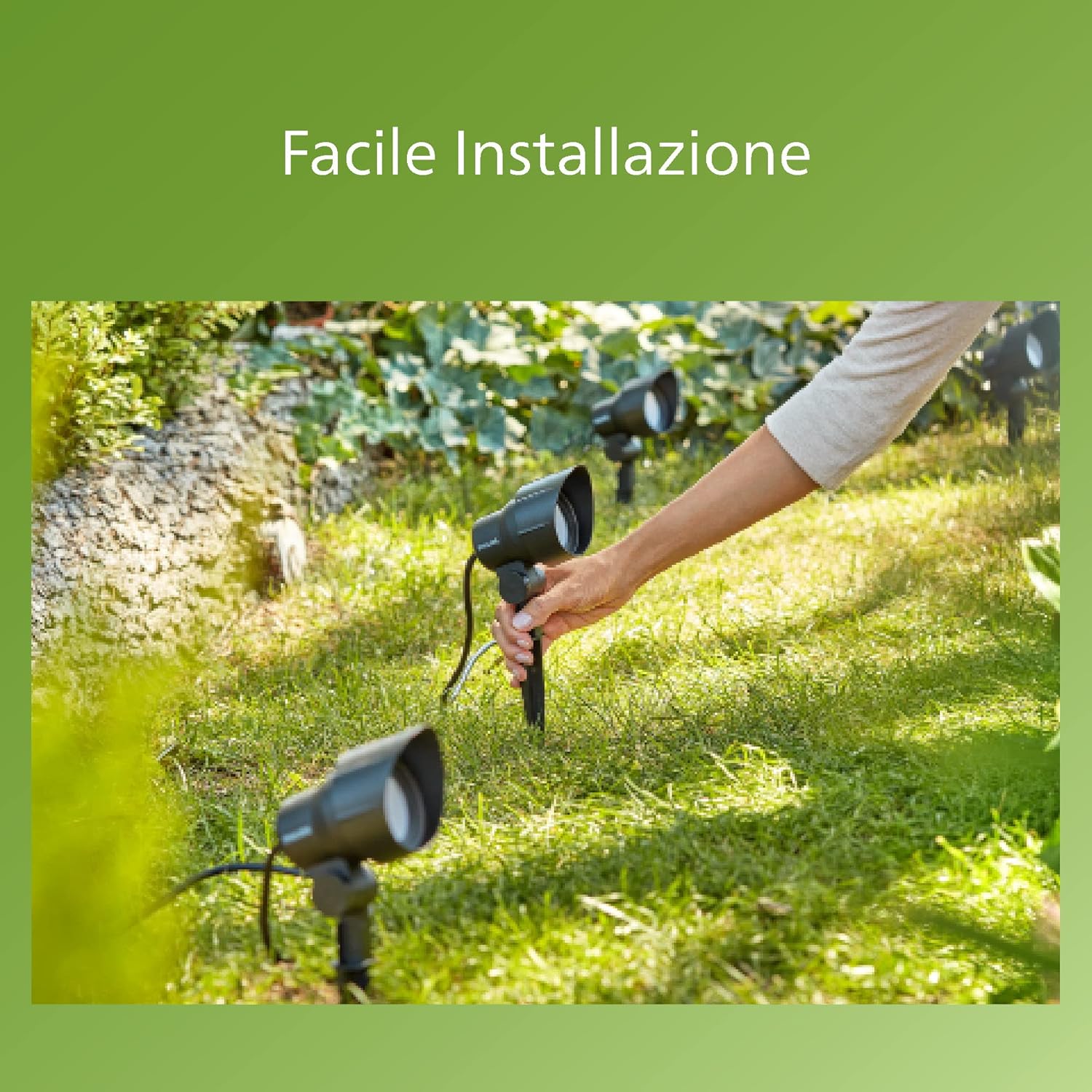 Philips LED GardenLink Faretto LED da Esterni, Luce Bianca Fredda, IP44, 6W - immagine 4