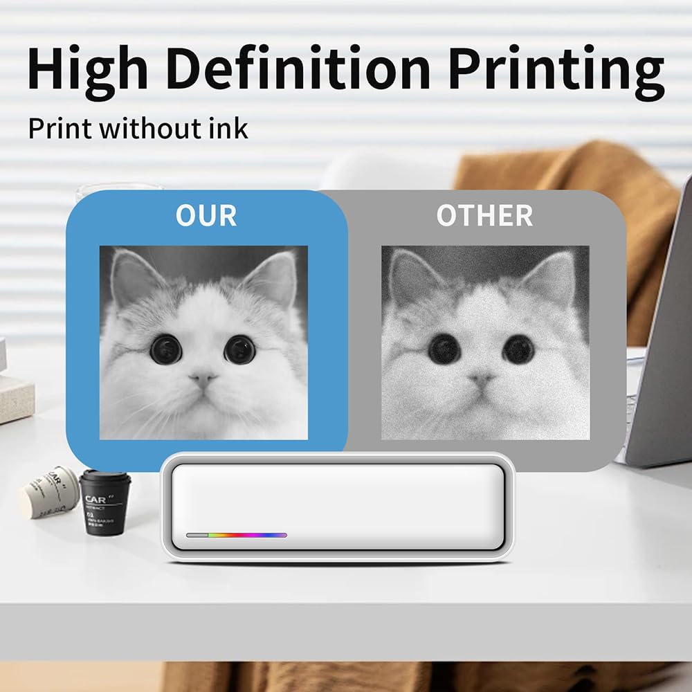 Bisofice X9 - Stampante Termica A4 Portatile per Cellulari - immagine 4