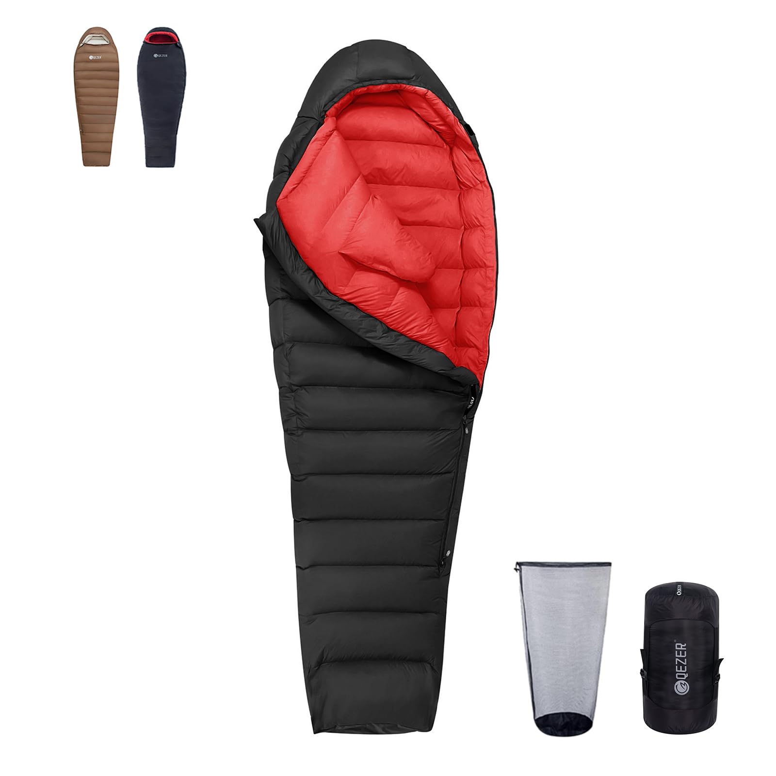 Qezer Sacco a pelo invernale Adulti -10℃~ -20℃ (1560g)