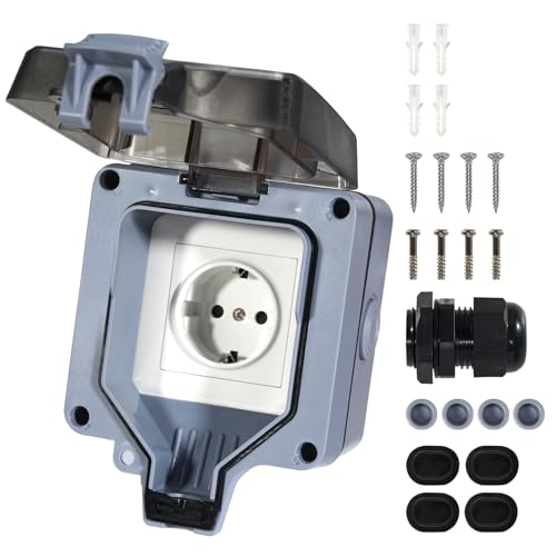 Presa Esterna Impermeabile IP66 da Muro 16A