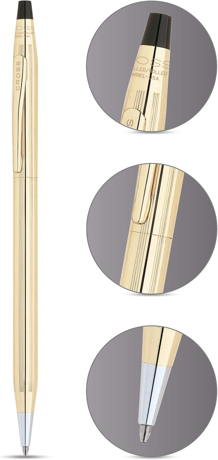 Cross Classic Century - Penna a Sfera Ricaricabile 10K Oro - immagine 2