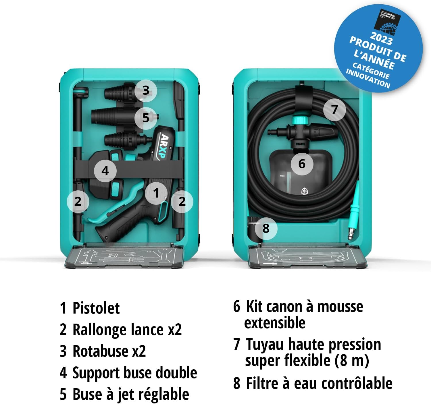 Arxp Idropulitrice BOX5 160DTS Compatta 2700W - immagine 3