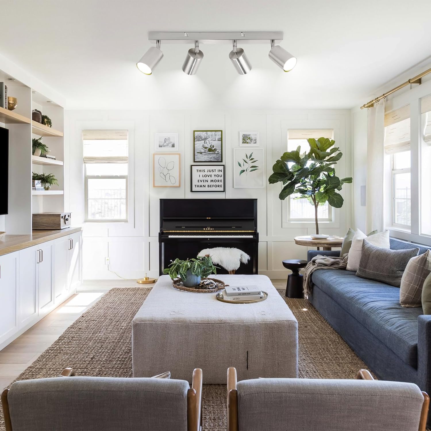 Ketom Faretti da Soffitto Orientabili GU10 Nickel Matte - immagine 7