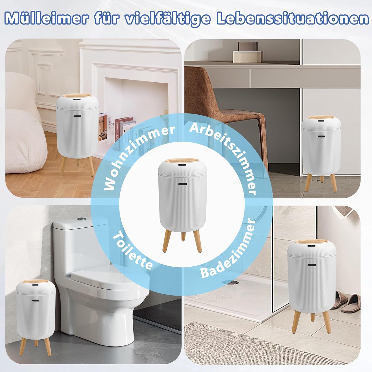 Sapisecret Pattumiera 10L Automatica con Sensore - immagine 5