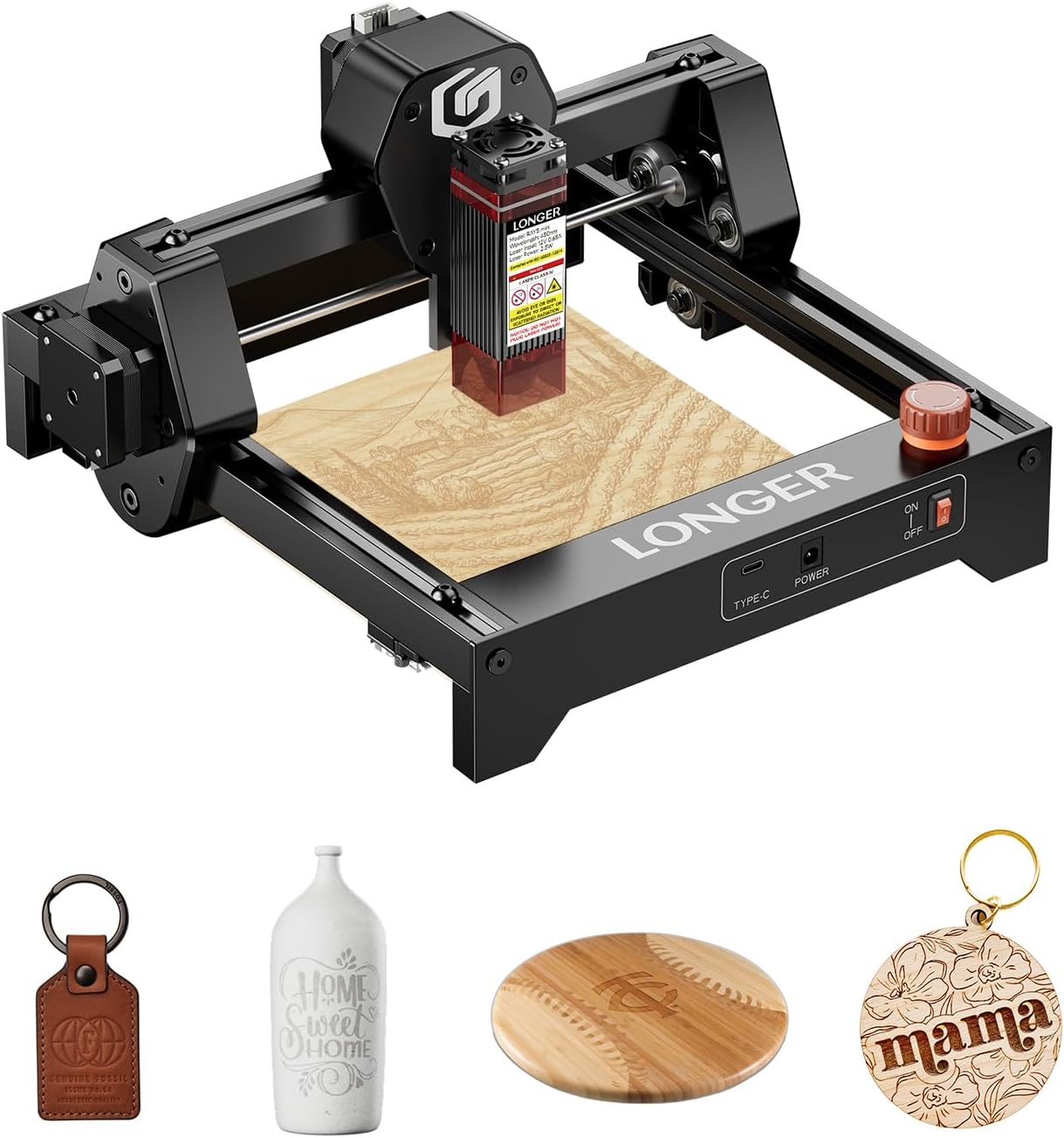 LONGER RAY5 Mini - Incisore Laser 3,5W 12.000 mm/min