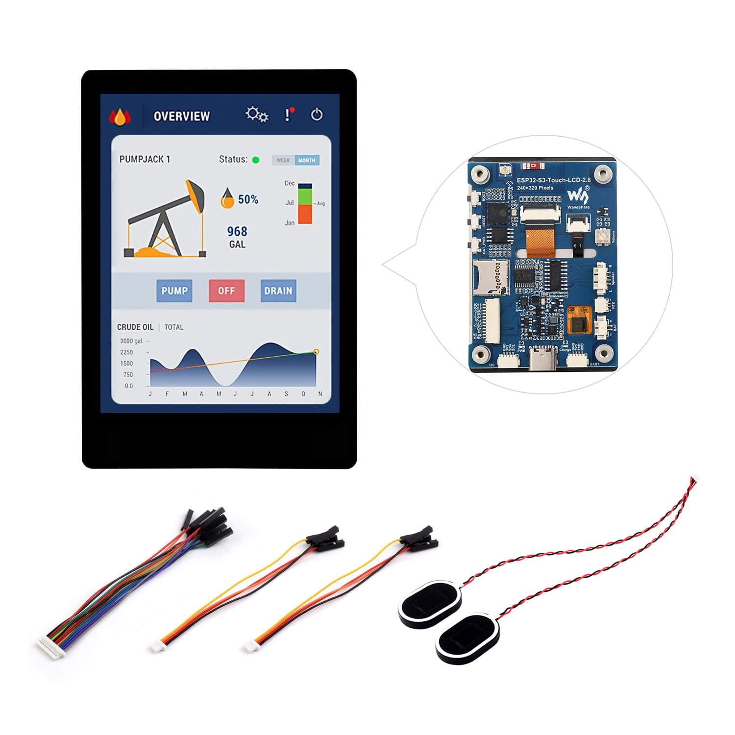 Waveshare ESP32-S3 - Display Touch Capacitivo 2.8inch