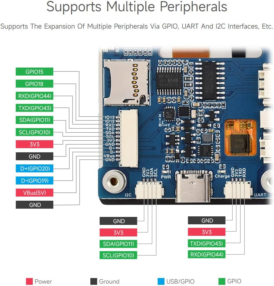 Waveshare ESP32-S3 - Display Touch Capacitivo 2.8inch - immagine 6
