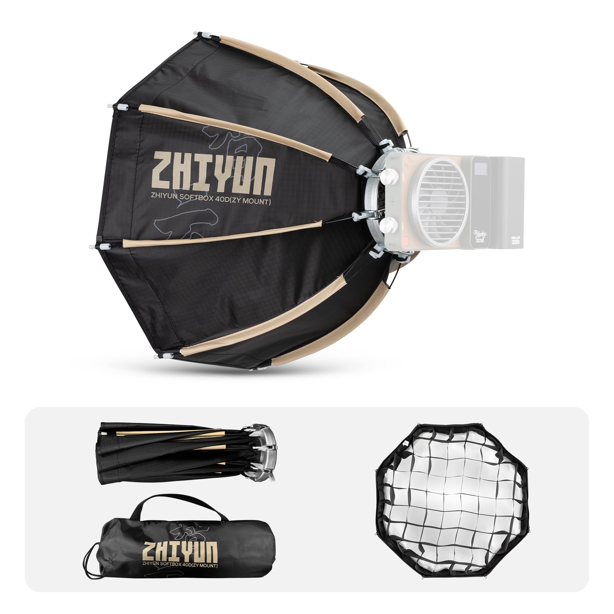 ZHIYUN 14.17" 40D MINI Softbox Ottagonale ZY Mount