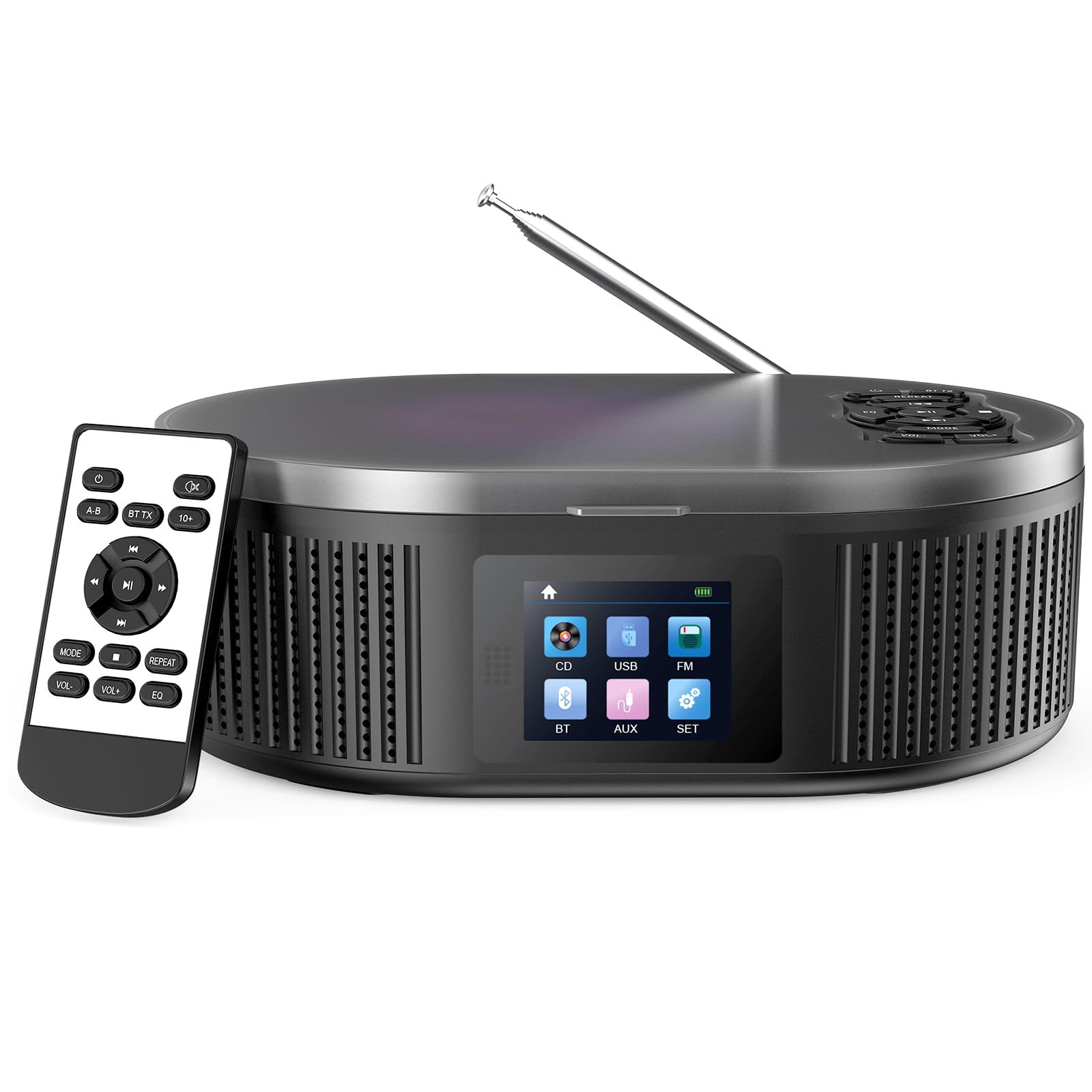 Desobry Lettore CD Portatile 2025 con Bluetooth