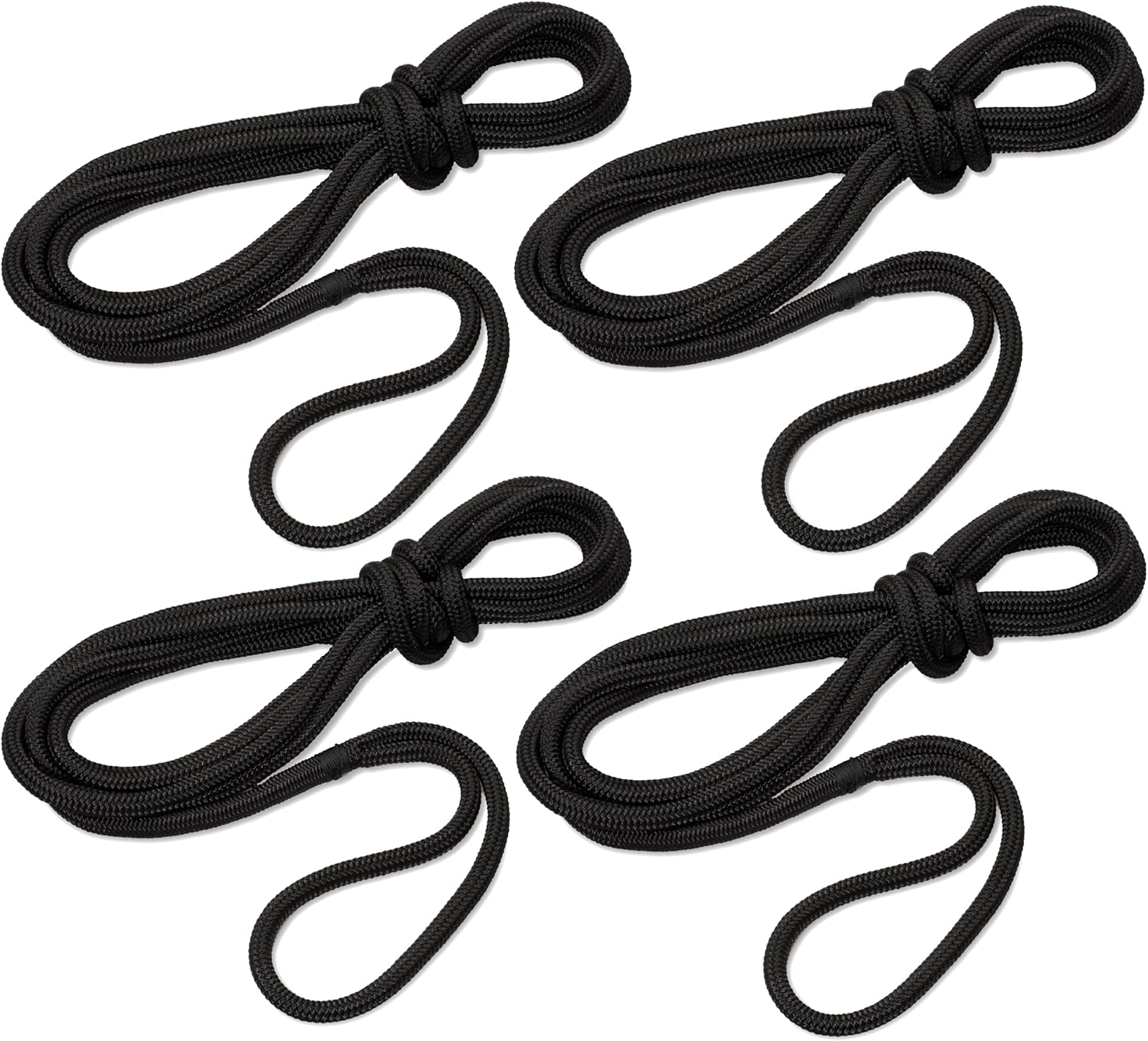 Seilflechter - Set 4 Cime d'Ormeggio Taifun 14mm Ø, Nero - immagine 1