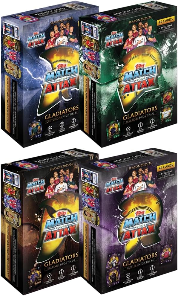 Topps UCC Match Attax 2025/26 - Mega Tin Bundle - immagine 1