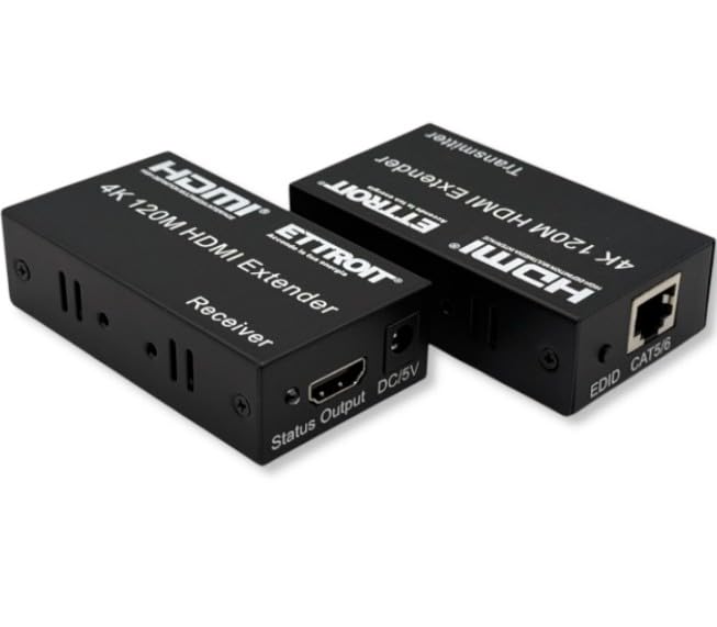 Ixtrima Extender HDMI 4K UHD su Cavo LAN 120 Metri