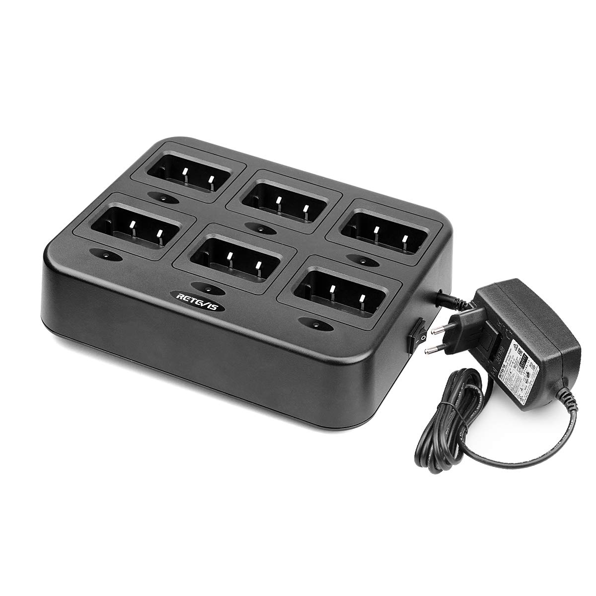 Retevis RT27 Caricatore Base 6 Vie per Walkie Talkie
