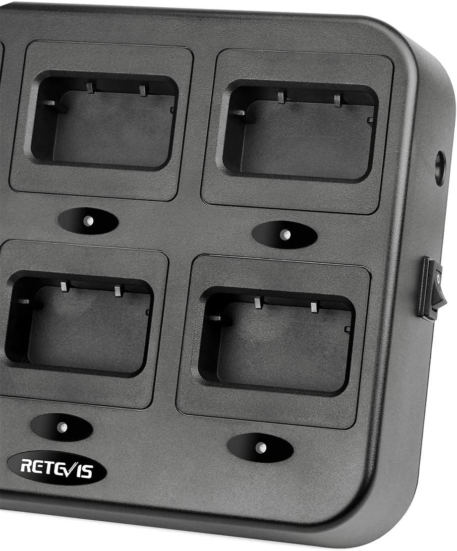 Retevis RT27 Caricatore Base 6 Vie per Walkie Talkie | Velz