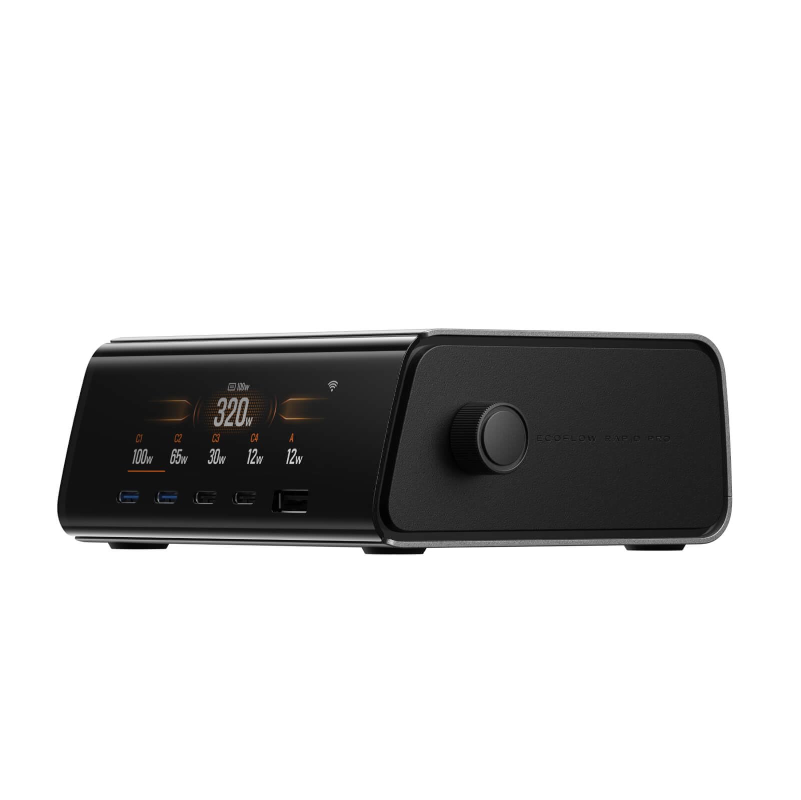 EcoFlow RAPID Pro - Caricabatterie da Tavolo 320W 5 Porte